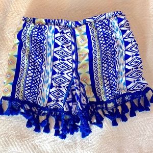 Girls Boho Shorts, beach